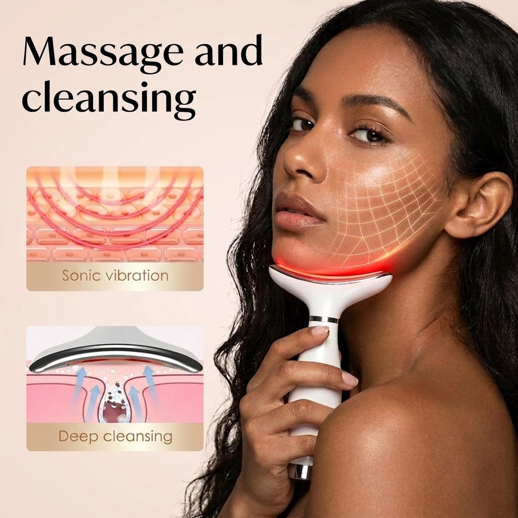 BeGlow LiftWand Pro™ — 7-Light Sonic Facial Therapy Device