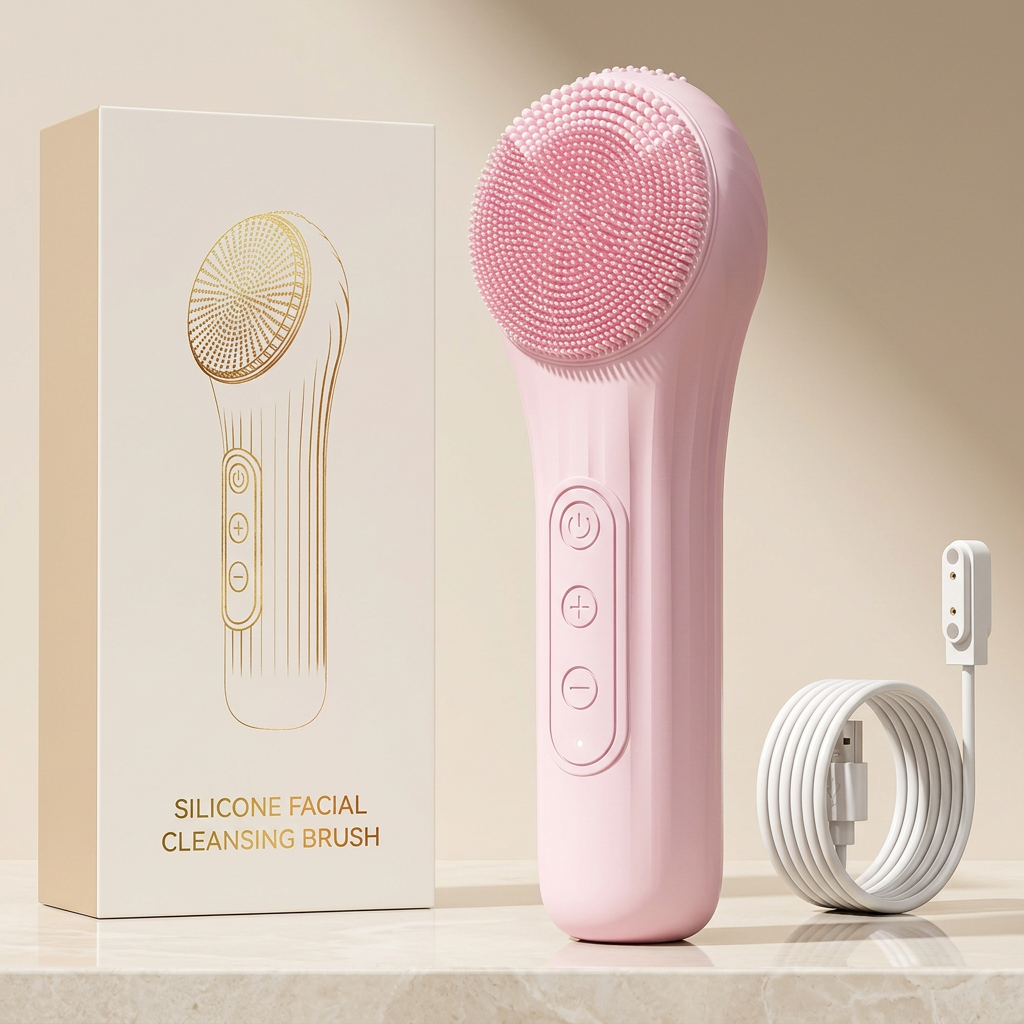 BeGlow GlowBrush Pro™ — Sonic Heated Facial Cleansing Brush