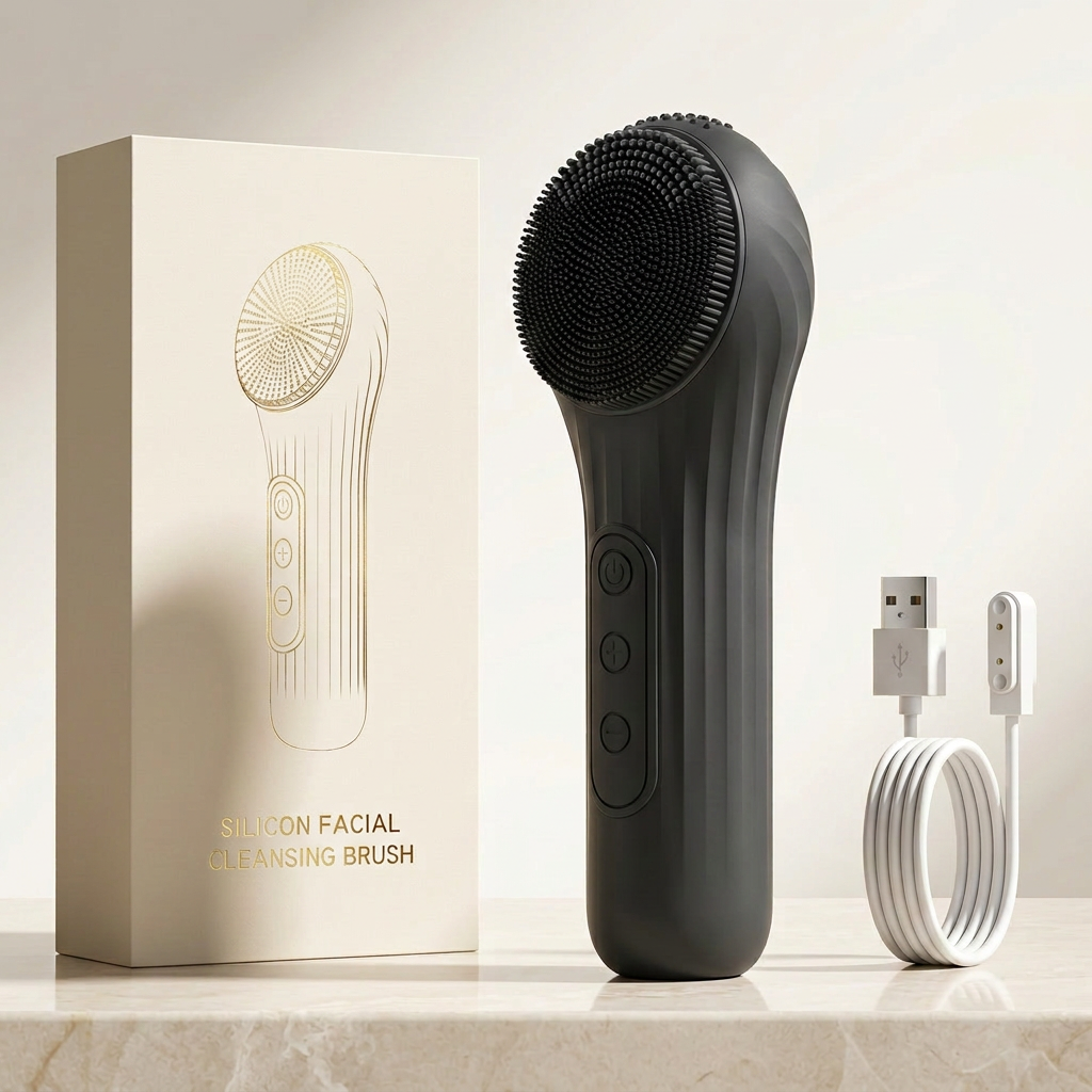 BeGlow GlowBrush Pro™ — Sonic Heated Facial Cleansing Brush