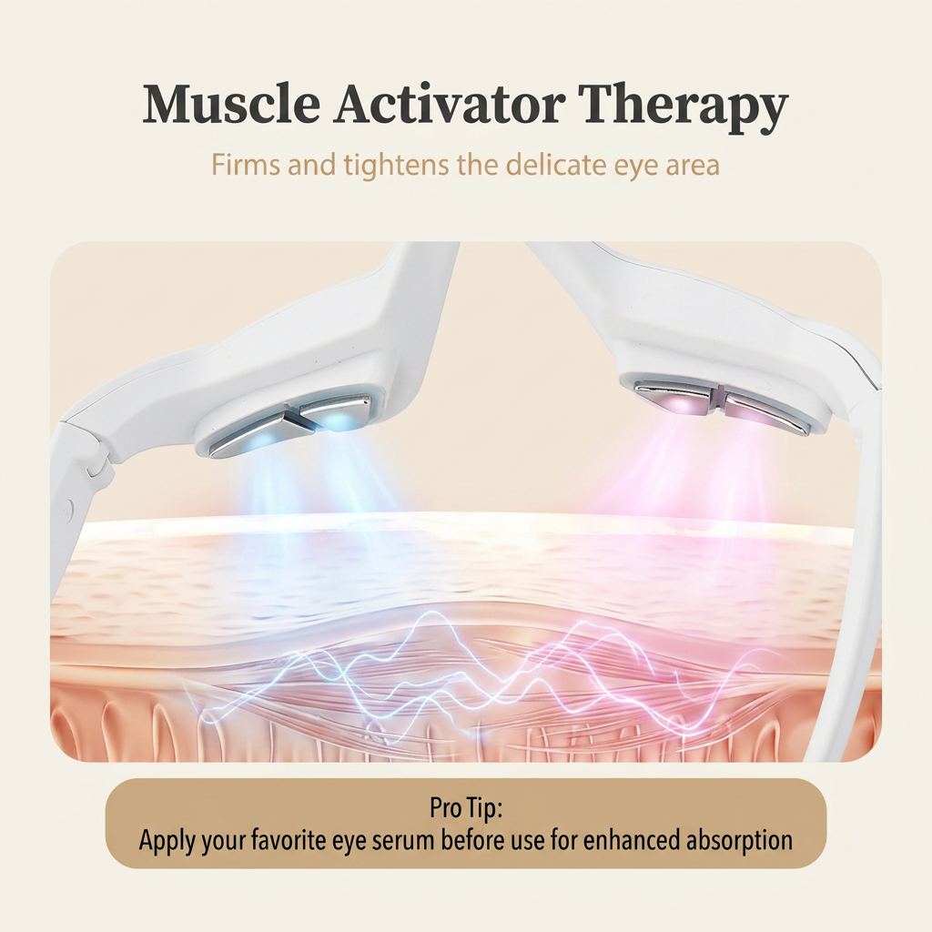BeGlow LumiEye Pro™ — Red Light Eye Therapy Device