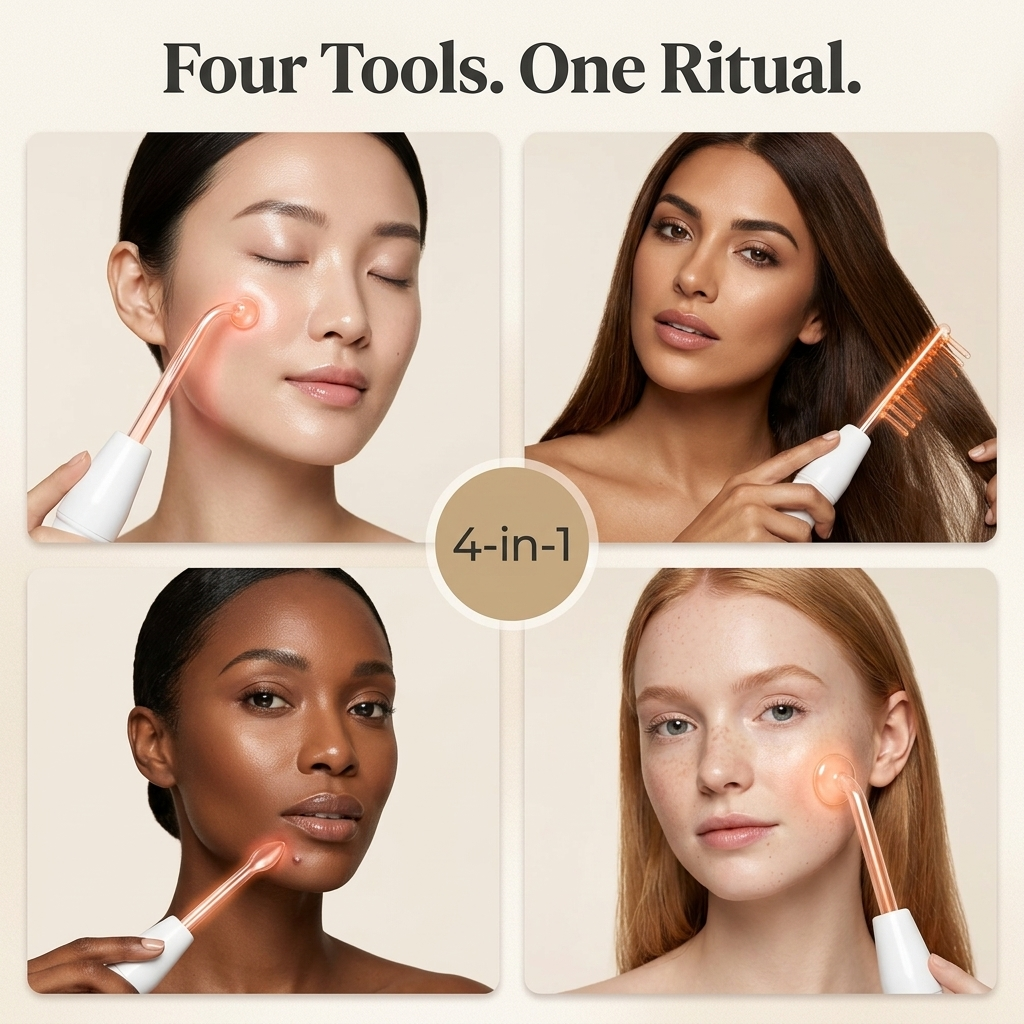 BeGlow Pulse Wand™ — High-Frequency Skin Ritual