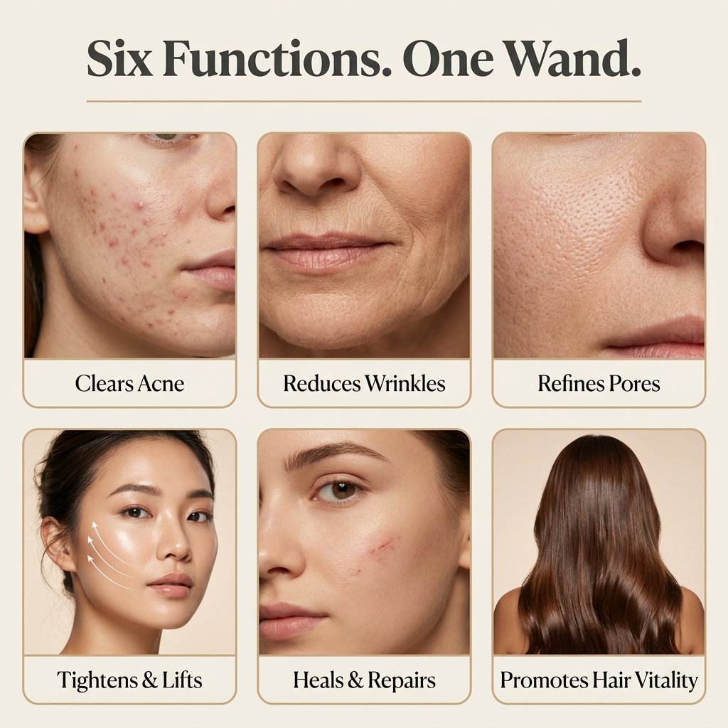 BeGlow Pulse Wand™ — High-Frequency Skin Ritual