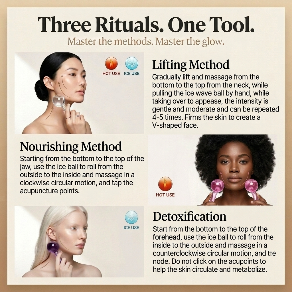 BeGlow Cryo Globes™ — Hot & Cold Facial Ritual
