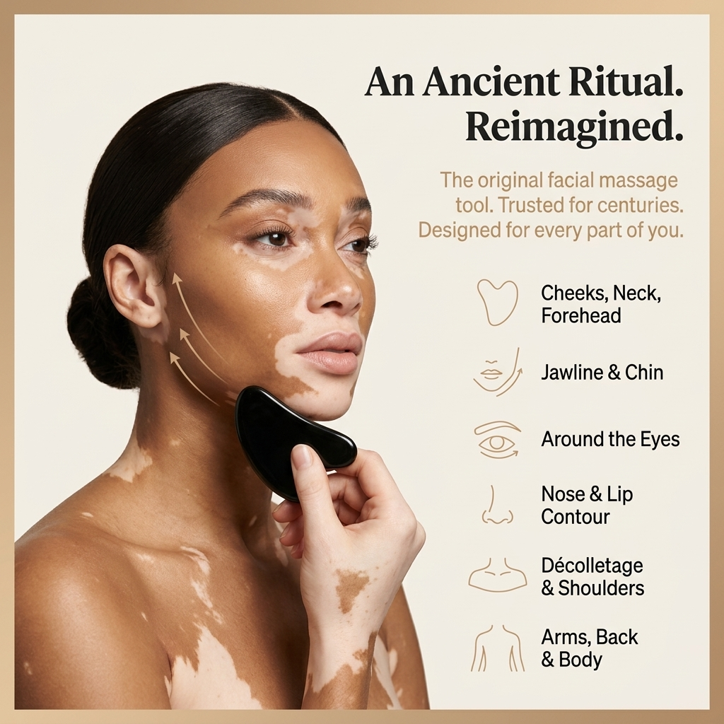 BeGlow Glow Ritual Set™ — Gua Sha, Face Roller & Ice Mould Trio